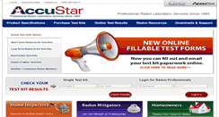 Desktop Screenshot of accustarlabs.com
